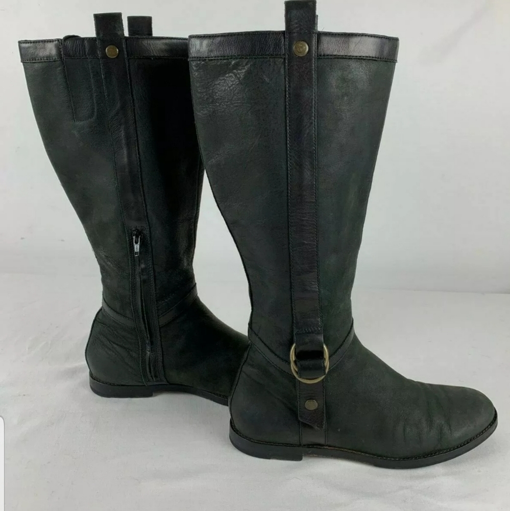 ::::SOLD::::Cole Haan x Nike Air deep green tall boots